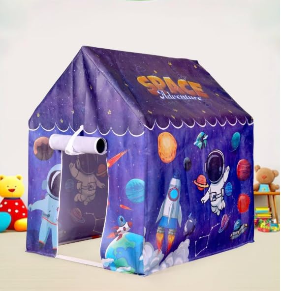 Image of Space Playhouse Tent for Kids, Play Tent for Girls and Boys, Indian Play Tent for Kids (Without LED Light)