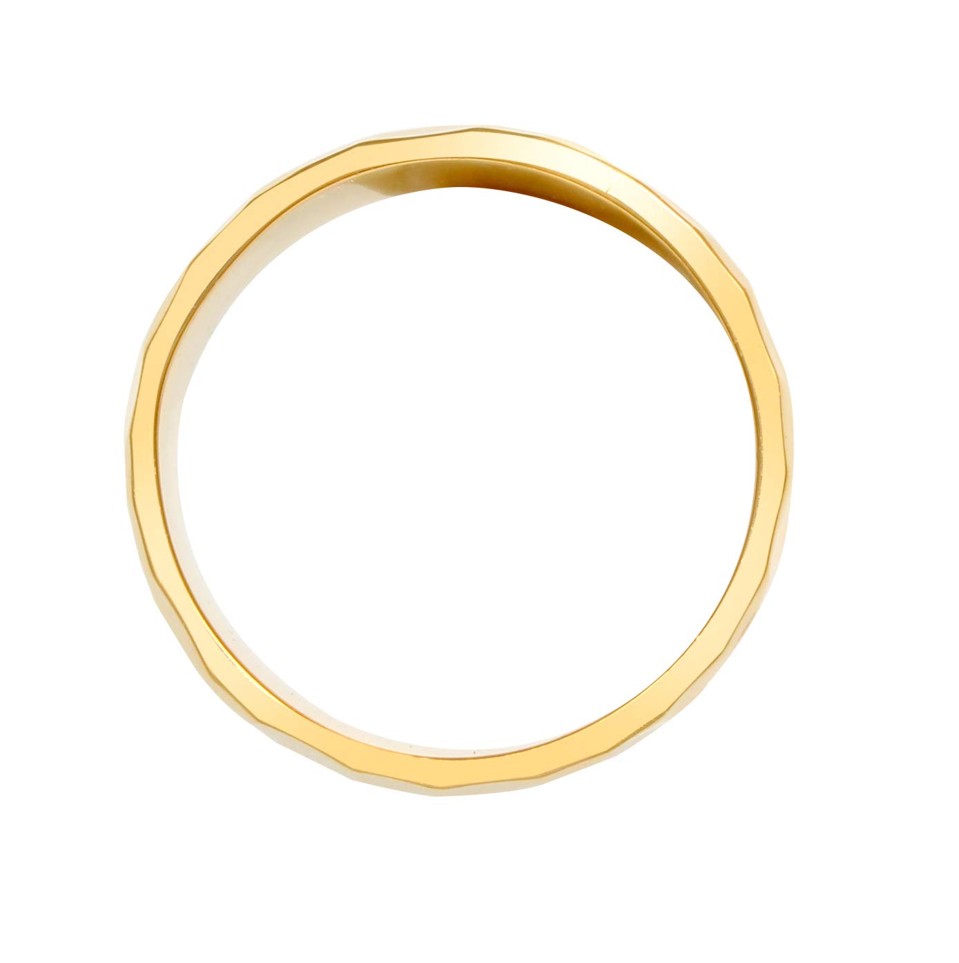 Kuzzoi Herrenring vergoldet Hammerschlag Design Bandring 10 mm 925 Silber