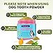 [3-in-1] Dog Dental Powder for Plaque and Tartar Support - 750M CFU Probiotics & Brown Algae Dog Breath Freshener - Vet-Grade Teeth Cleaning, Gut & Coat Health - 7.4 oz (210g) for Large Dogs