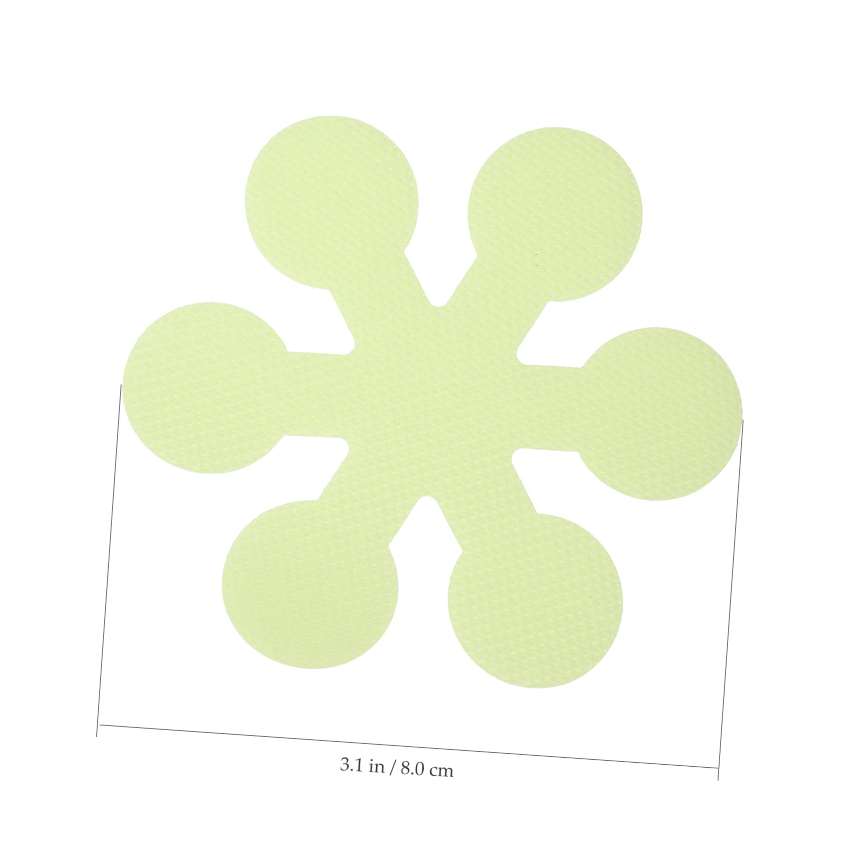 80piezas Cintas Antideslizantes Fluorescentes Reflectantes Para Escaleras De Seguridad Para Interiores y Exteriores Accesorios Para Baños Cocinas y