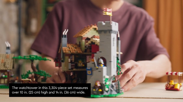 Amazon.com: LEGO Icons Medieval Town Square Building Set for