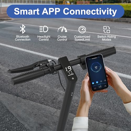 navic electric scooter adultsmax 1927 miles rangestop speed 1922 mph350500w peak motor folding e-scooter with dual braking dual suspension