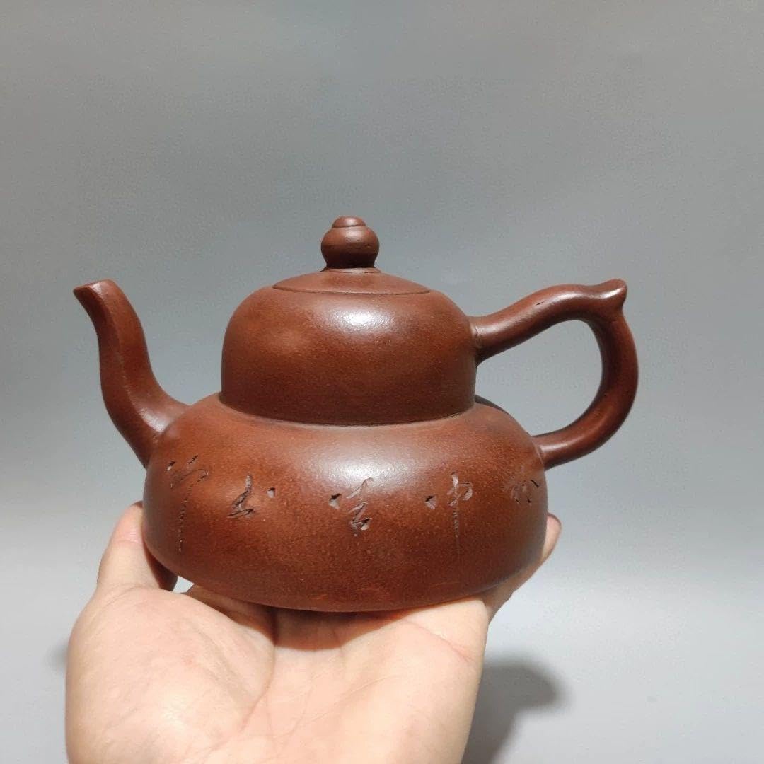 宜興 紫砂壷 急須 宜興紫砂壺 水平壺（赤茶）急須｜中国茶器の専門店・天香茶行