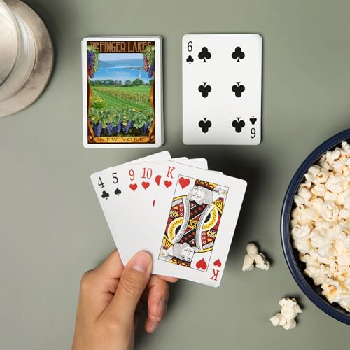 Naipes Poker The Finger Lakes, 52 cartas para adultos miniatura 2