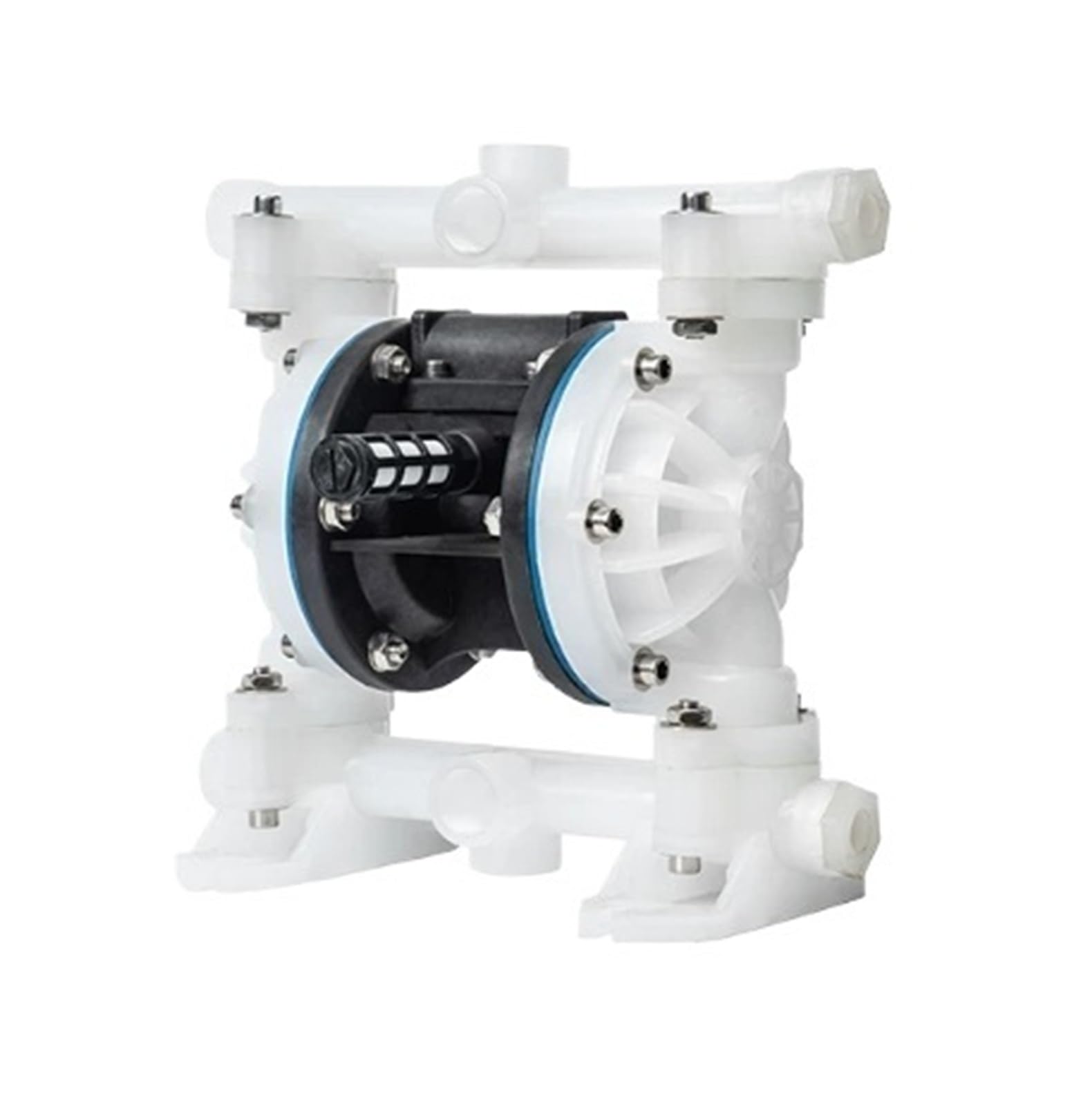 Pneumatic Diaphragm Pump QBY-20 PP+F46 Flow Rate 1.8m³/h Inlet/Outlet DN20
