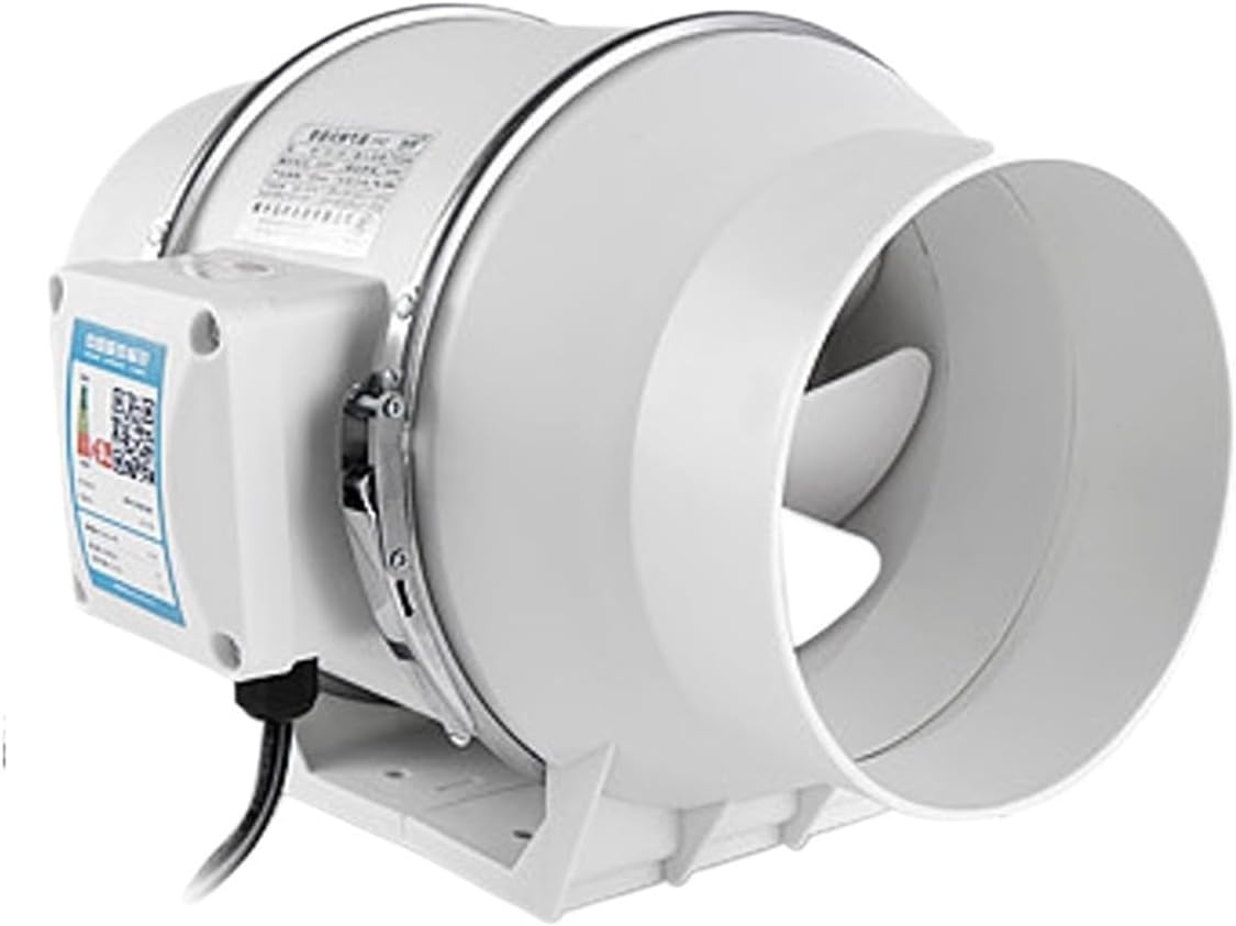 Duct Ventilation Fan Home Kitchen Exhaust(8 inch single speed 200MM plug in)