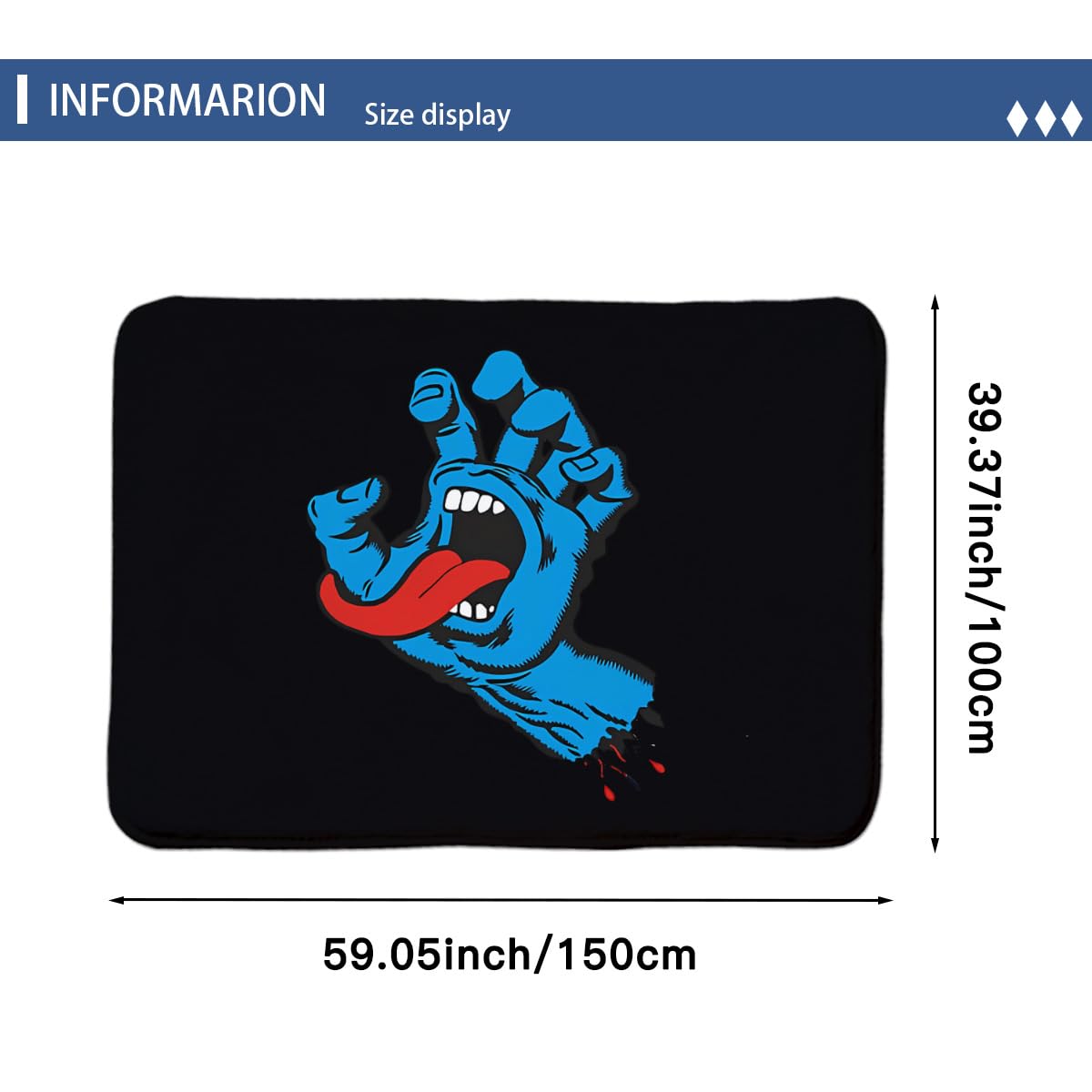 Amazon | サンタクルーズ SANTA CRUZ カーペット ラグマット