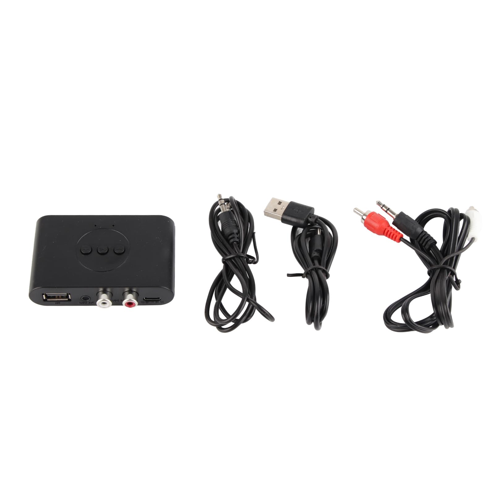 EIMSOAH NFC 5.3 Receiver, Sound Adapter, 3.5mm Jack Support U Disk Playback USB Sound Adapter for Car Speakers