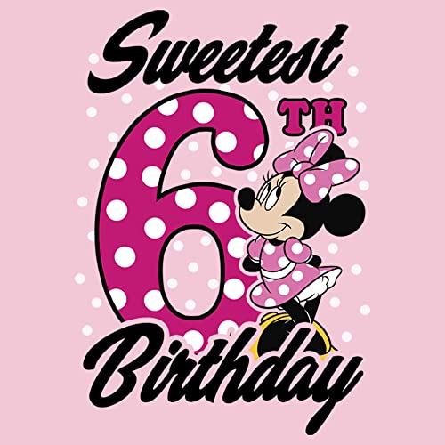 Disney Girl's Sweet 6th Birthday T-Shirt2