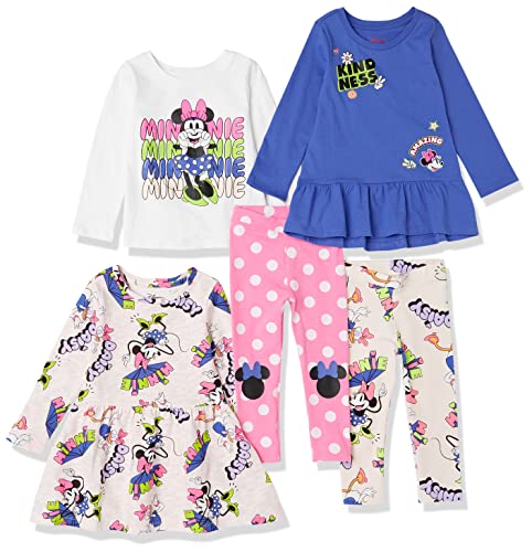 Amazon Essentials Disney | Marvel | Star Wars | Frozen | Princess Ensembles de vêtements à coordonner à volonté Fille, Lot de 5, Minnie and Daisy, 11-12 Ans