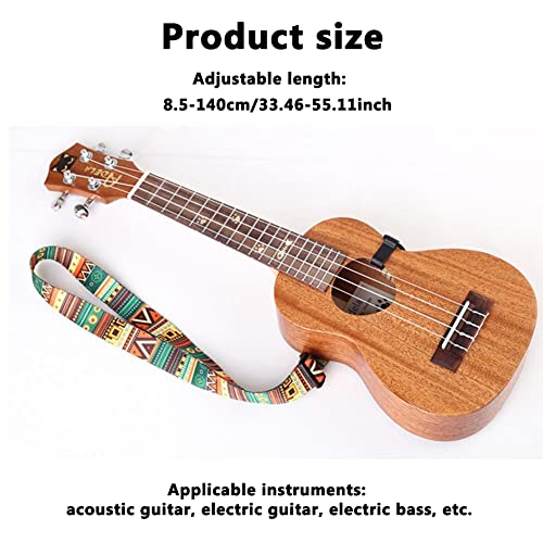 Sangle pour Guitare Sangle pour Ukulélé Bracelet de guitare pour Guitare Acoustique/Electrique/Basse Sangle en Toile de Style,Réglable - Les Beatles, Paul McCartney, John Lennon, RIngo Starr, George Harrison Sangle pour Guitare Sangle pour Ukulélé Bracelet de guitare pour Guitare Acoustique/Electrique/Basse Sangle en Toile de Style,Réglable – Image 4