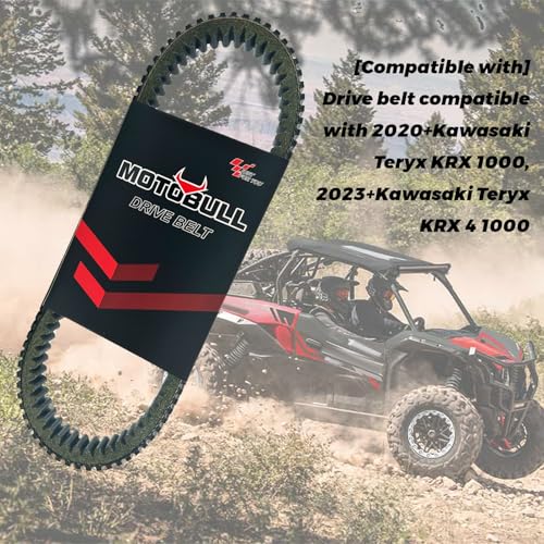 Image of Heavy-Duty CVT Drive Belt 59011-0047 Compatible with Kawasaki Teryx KRX 1000 2020+ / KRX4 1000 2023-2024