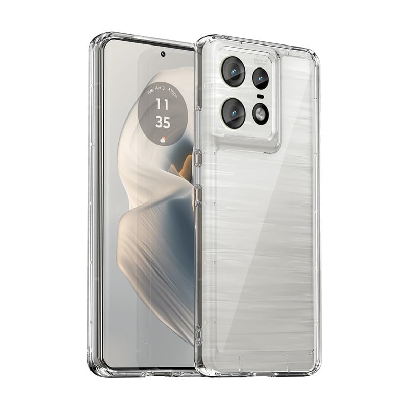 SPAZY CASE® Moto Edge 50 Pro 5G Back Cover | Protective Soft Transparent Shockproof Hybrid Protection Back Case Cover for Moto Edge 50 Pro 5G (B0CX981K9J) Amazon Price History, Amazon Price Tracker