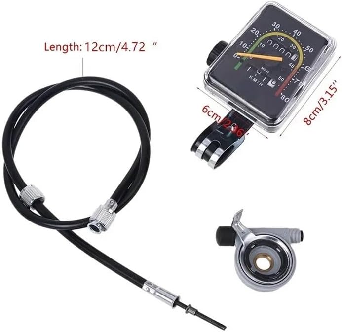 HESHUWEN バイク コンピューター バイク 走行距離計 自転車 コンピューター スピードメーター バイク スピードメーター