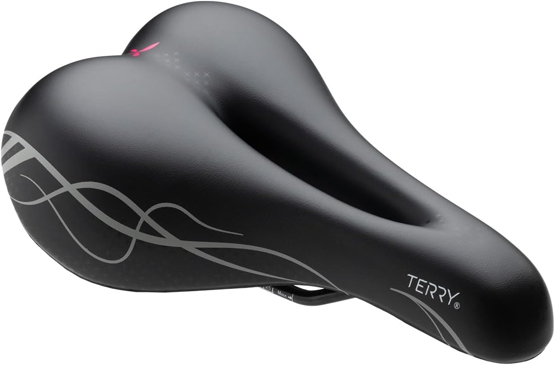 Terry Cite X Bike Women's Saddle - Designed/Contoured for Recreational Riders - Comfortable and Shock Absorbing