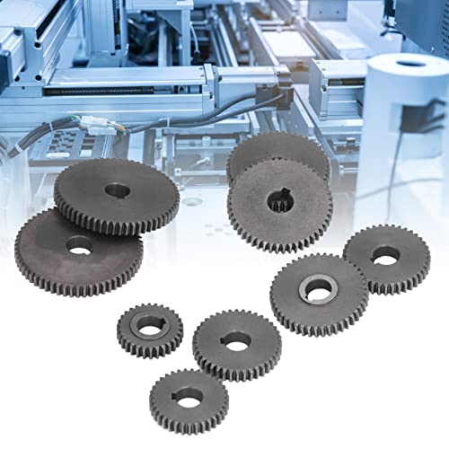Image of 9Pcs Metal Gear Set Mini Lathe Cutting Machine Gears