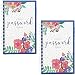 Paper Junkie 2-Pack Internet Address and Password Keeper Book with Tabs, 79 Sheets Each, 8 x 5 Inches
