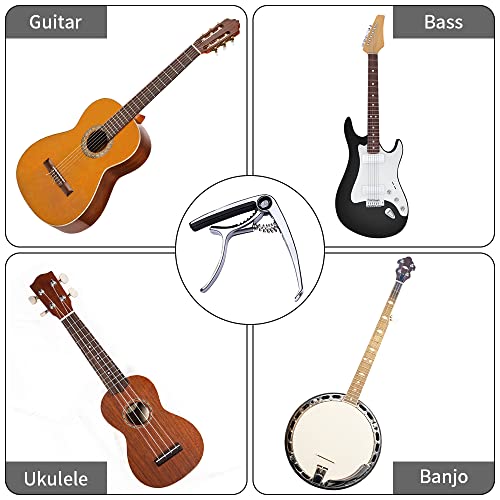 Newaner Capodastre Guitare x2, Alliage Capo de Guitare Pour 6 Cordes Folk Guitare, Guitare Electrique et Acoustique… - Les Beatles, Paul McCartney, John Lennon, RIngo Starr, George Harrison Newaner Capodastre Guitare x2, Alliage Capo de Guitare Pour 6 Cordes Folk Guitare, Guitare Electrique et Acoustique… – Image 7