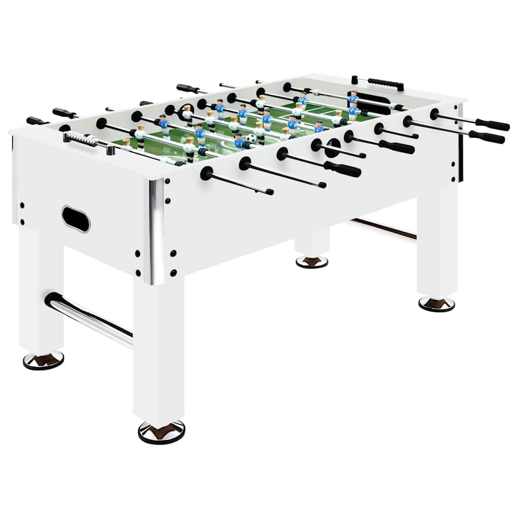 Calcetto con aste cave da 15,8 mm, 140 x 74,5 x 87,5 cm, per adulti e bambini, stabile tavolo da gioco in MDF e acciaio