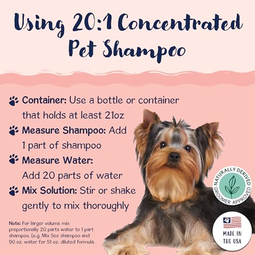 Image of Bobbi Panter Whitening Dog Shampoo Aloe Vera, Chamomile, Jojoba & Lavender - Brightening Natural Formula for All Coats, Enhances Shine & Softness, Tear-Free, 20:1 Concentrate, 13 oz (Case of 12)