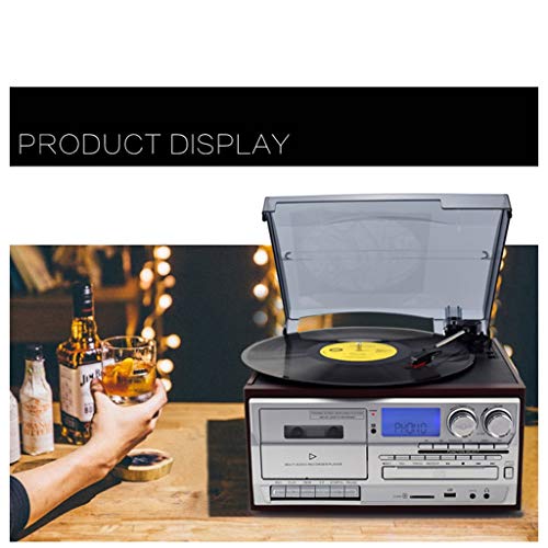 Tourne Disque Vinyle Bluetooth avec 2 Haut-parleurs Externes Puissants, Platine Vinyle en MP3 avec Cassette Play, Radio… - Les Beatles, Paul McCartney, John Lennon, RIngo Starr, George Harrison Tourne Disque Vinyle Bluetooth avec 2 Haut-parleurs Externes Puissants, Platine Vinyle en MP3 avec Cassette Play, Radio… – Image 7
