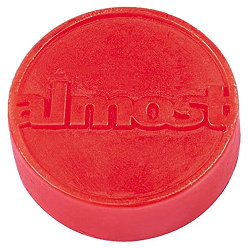 Almost Skateboards Puck Skate Wax - Red/White/Black