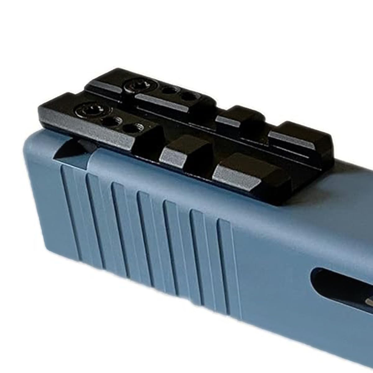 Picatinny Rail Optic Mount Plate for Glock 17 19 22 23 26 43, Canik TP9SF, Taurus GX4, TX22 GEN2 -Work with Trijicon RMR, Doctor, Vortex, Burris+Built in Screw Hole for Holosun 407K/507K, Shield RMSc