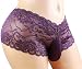 Sissy Pouch Panties Waist Size 32"-38" Silky Lace Bikini Briefs Sexy For Men XH