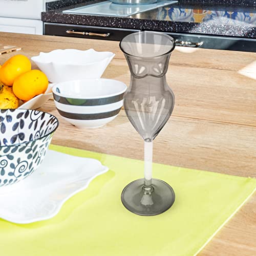 Angoily Stained Glass Miss Wine Glass Body Glass Cocktail Glass Beauty Body Whiskey Wine Glasses Champagne Goblets For Party Home Bar Grey Clear Tumbler #TOP5