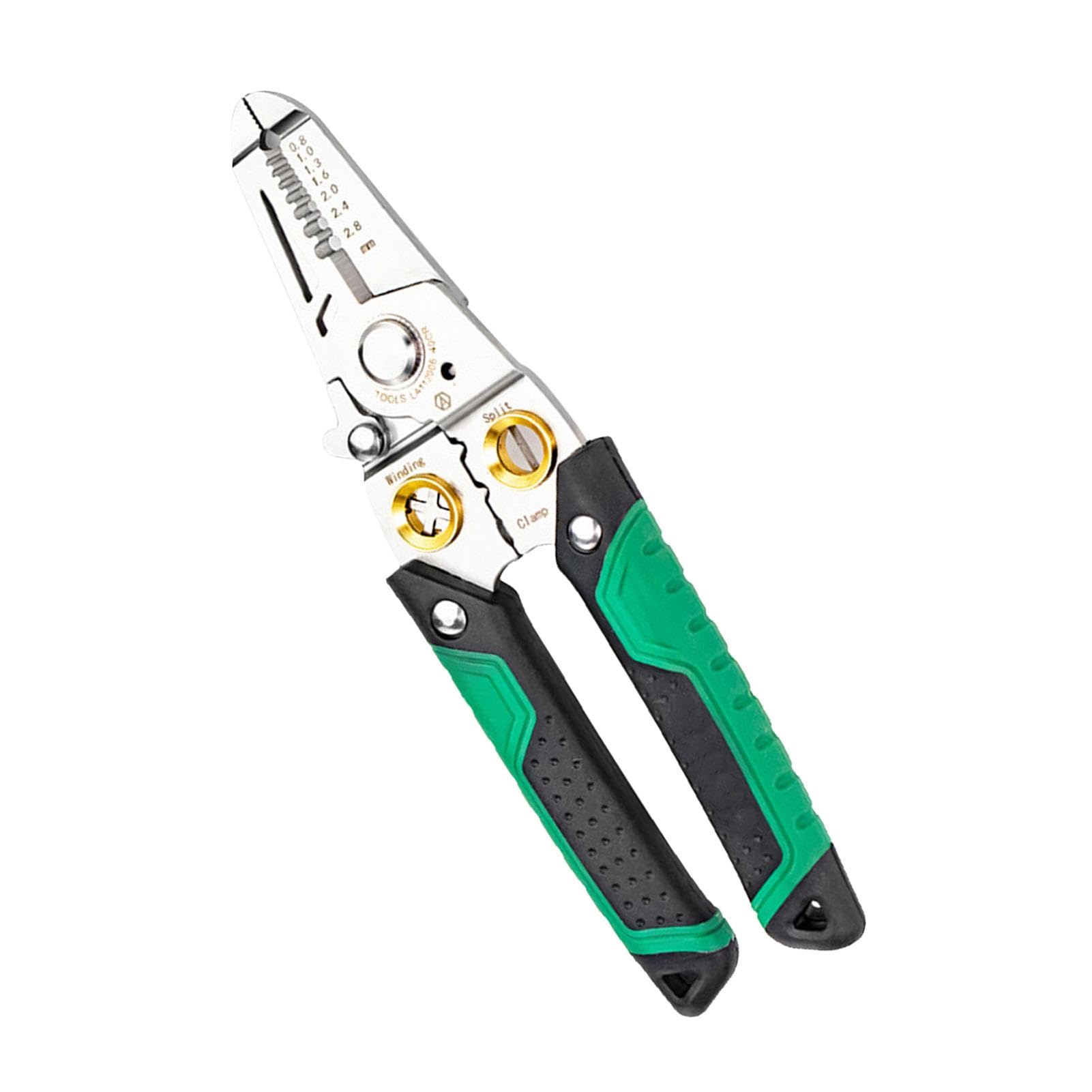 Pince à Dénuder Et Sertir Silverline 0,2-6 Mm² – Outil électrique DIY Robuste