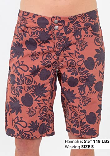 Club Ride Apparel Short de ciclismo feminino Savvy – Short de ciclismo com costura interna de 28 cm