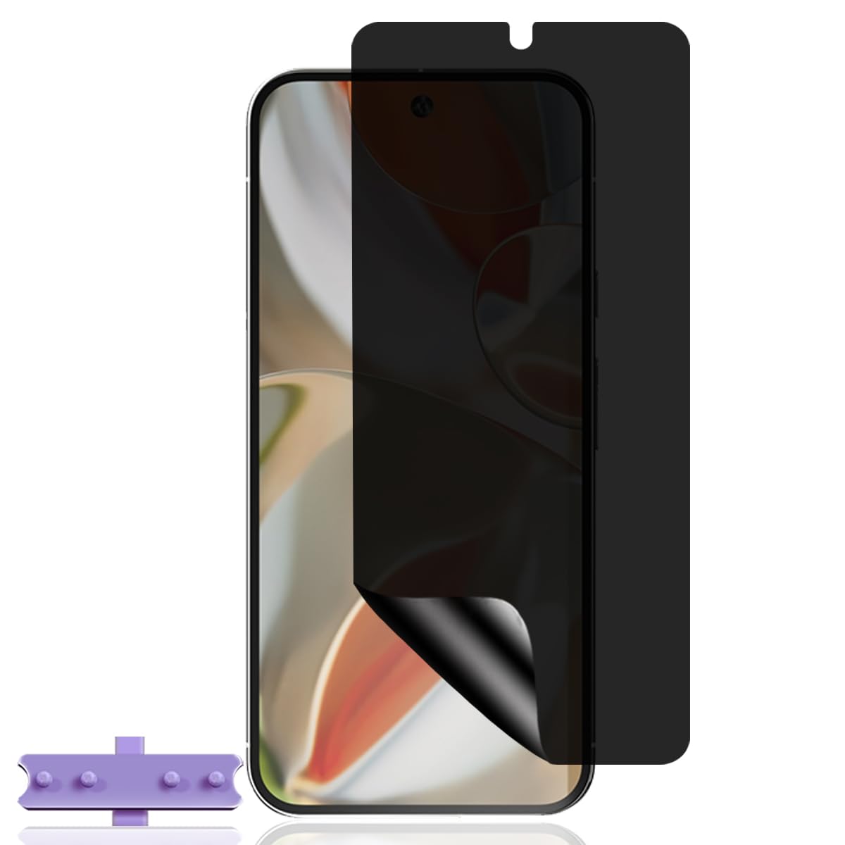 For Google Pixel 9 Pro XL フィルム 覗き見防止 AnnhanT 旭硝子素材採用 Google Pixel 9 Pro XL 保護フィルム【30° プライバシー保護】 貼り付け簡単 剥がれ防止 スクラッチ防止 全面保護 防塵 硬度9H 気泡防止 Google Pixel 9 Pro XL ぞきみ防止 フィルム