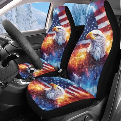 Housse de siege de voiture avant aigle elastique couvre siege SUV