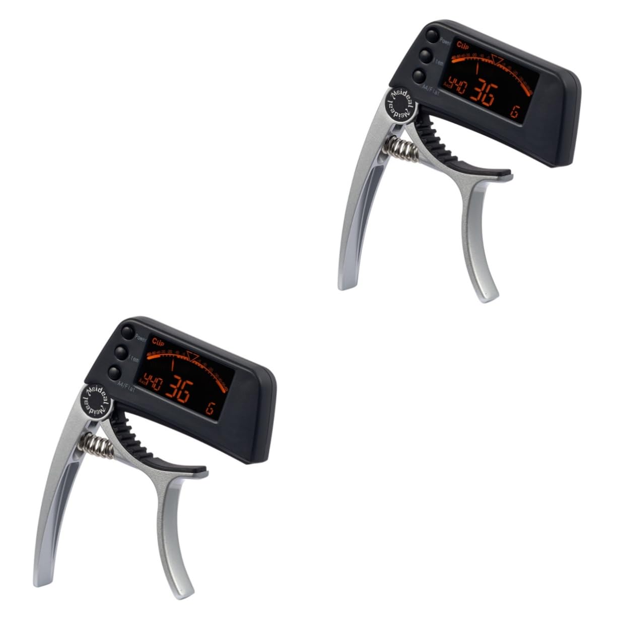 HEMOTON Accordatore Per Chitarra 2 in 1 Digitale Lcd Per Chitarra Acustica/elettrica Ukulele Banjo Con Clip E Display Luminoso