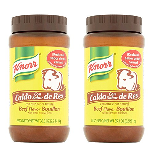 Knorr Beef Flavor Granulated Bouillon 35.3 oz, Family Size, 2 Pack (4.4lbs Total)