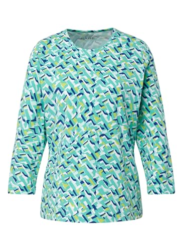 Rabe T-Shirt Gemustert in Grün für Damen
