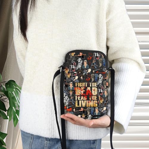 WZMPA Rick Grimes Crossbody Bag Daryl Dixon & Negan Fans Gift Zombie TV series Shoulder Bag Carl & Michonne Fans Gift3