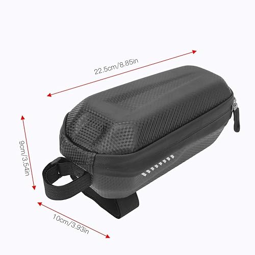 Miniatura 3 de Accesorios para bicicleta, bolsa de tubo superior para hombres y mujeres, carcasa rígida de EVA, resistente al agua, marco frontal, bolsas para