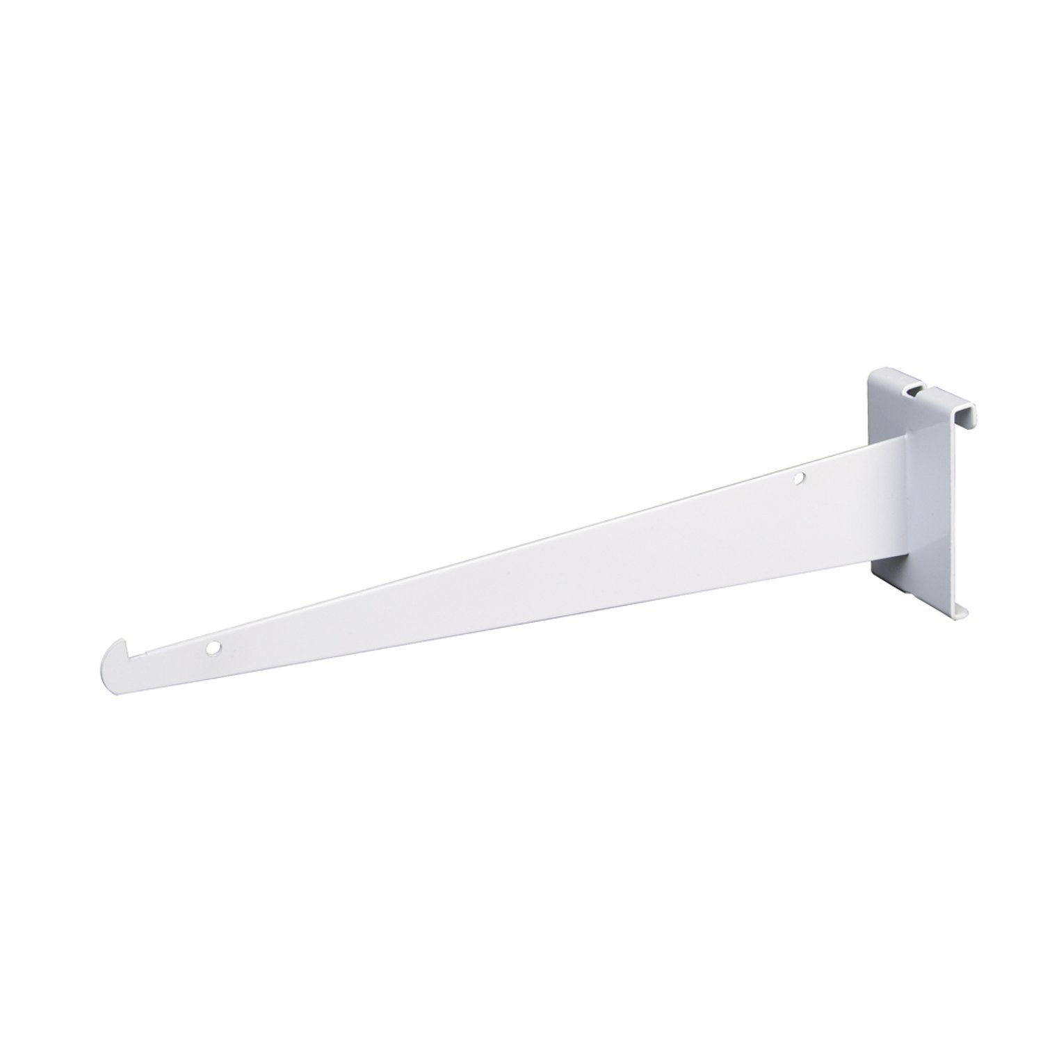 Econoco Shelf Bracket, 12", White (Pack of 48), WTE/12KB
