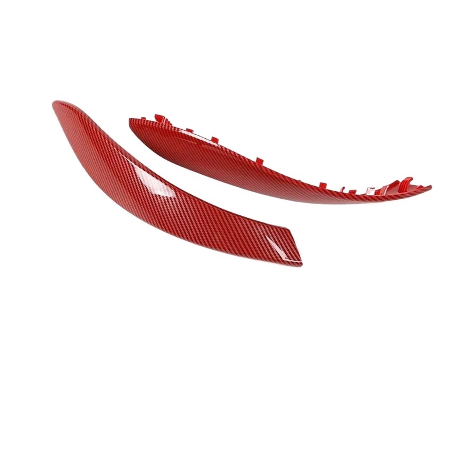 HIVZIVCCIK Interior Door Handle for 3 Series for F30 for F31 for F34 for F35 for M3 for F80 Interior Car Door Pull Handle Outer Cover Trim Interior Grab Handle(Red 2pc)