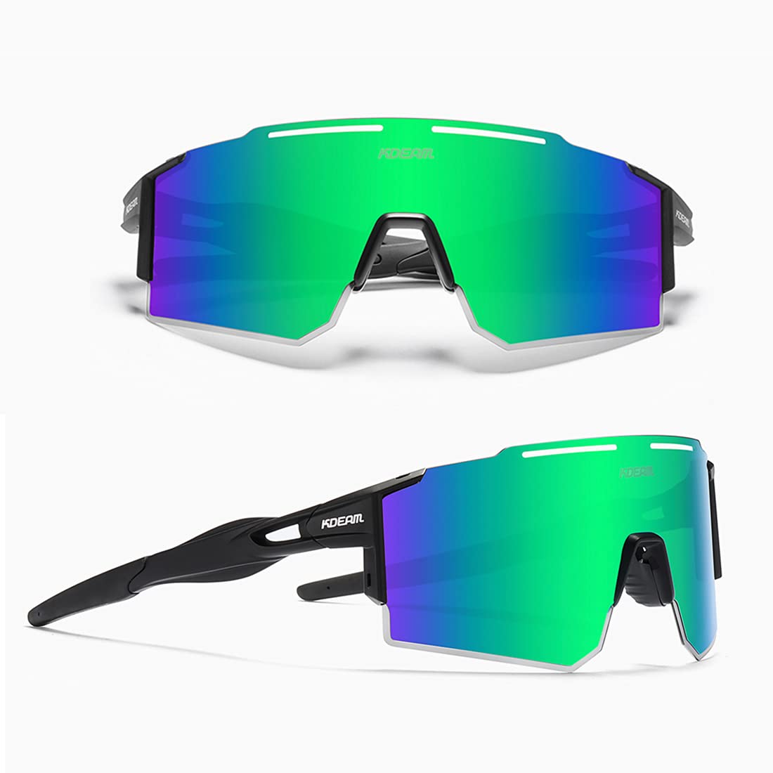 Gafas de sol polarizadas deportivas para hombres y mujeres, protección UV 400, para ciclismo, esquí, conducción