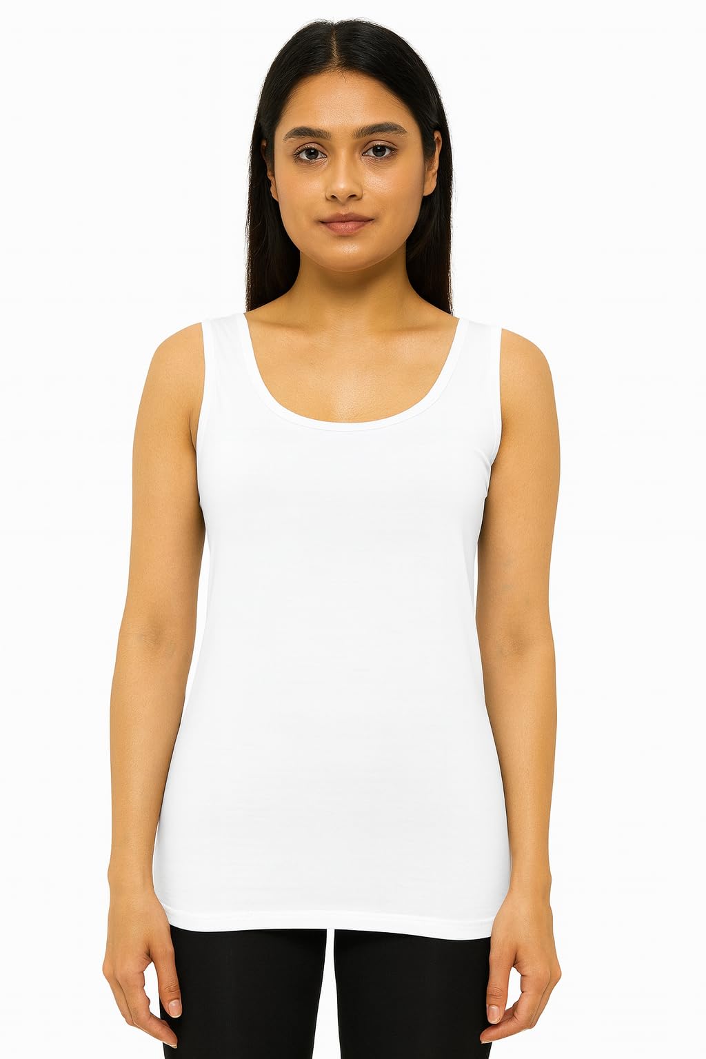 HPA Cotton Wide Strap Non-Padded Camisole Bra for Girls & Women | Non-Wired Seamless Camisole | Comfortable Everyday Innerwear-image-8