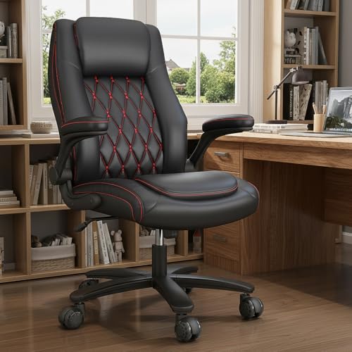 lavimiya Executive Office Chair with Rubber Wheels, Big and Tall Office Chair 400LBS, High Back...