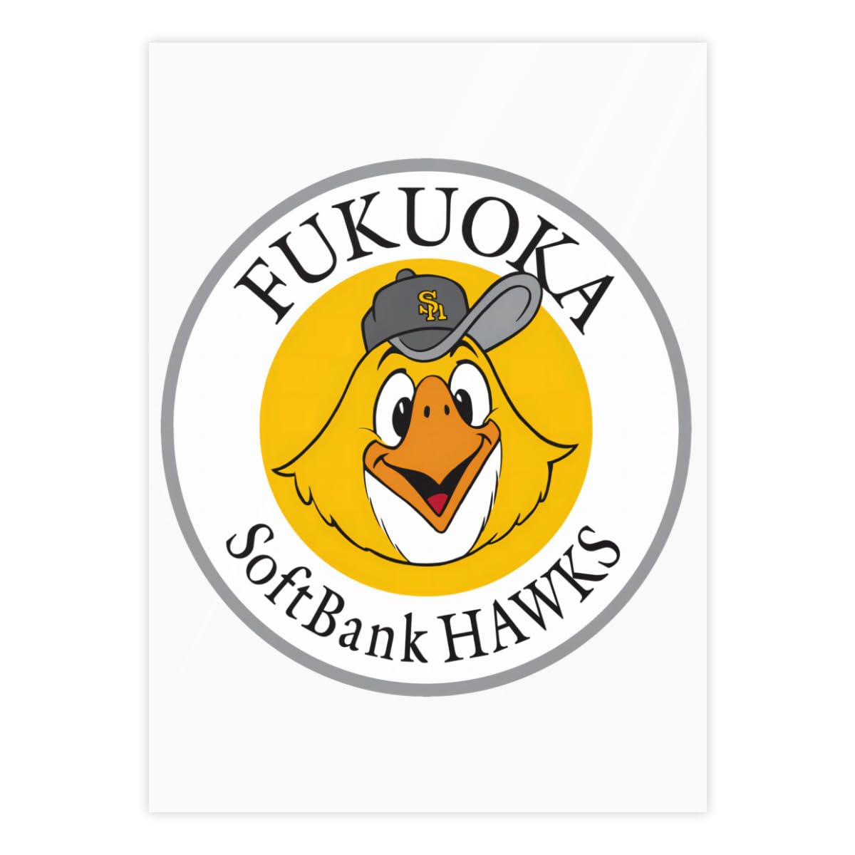 Amazon.co.jp: ステッカー 福岡ソフトバンクホークス 人気 Logo 