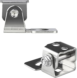 Paquete de 2 soportes de montaje de luz de conducción de motocicleta, placas de soporte ajustables para focos de motor, faros delanteros, luces antiniebla, ATV, camión, motocross, todoterreno,