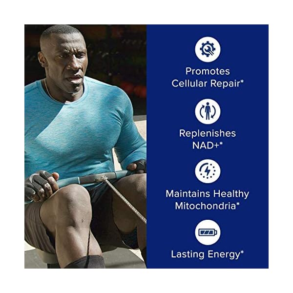 TRU NIAGEN - Patented Nicotinamide Riboside NAD+ Supplement. NR Supports Cellular Energy Metabolism & Repair, Vitality, Healthy Aging of Heart, Brain & Muscle - 60 Servings / 120 Capsules - Pack of 1