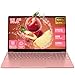 Trygood 15,6 Zoll Laptop mit Fingerabdruck & Beleuchteter Tastatur | 8GB RAM 256GB SSD in Roségold | für Studenten & Home Office | inkl. QWERTZ Tastaturfolie, Intel Celeron, 6000mAh