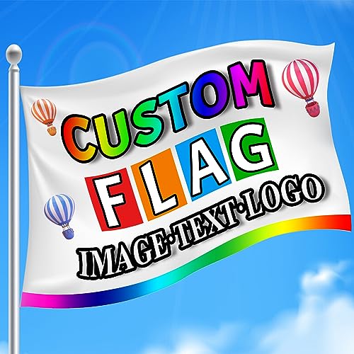 Benutzerdefinierte Flagge 4x6 FT Personalisierte doppelseitige Flaggen Machen Sie Ihre eigene Flagge Foto/Text/Logo Outdoor Flagge Banner Anpassen Innendekoration Geschenke für Werbung Buseness