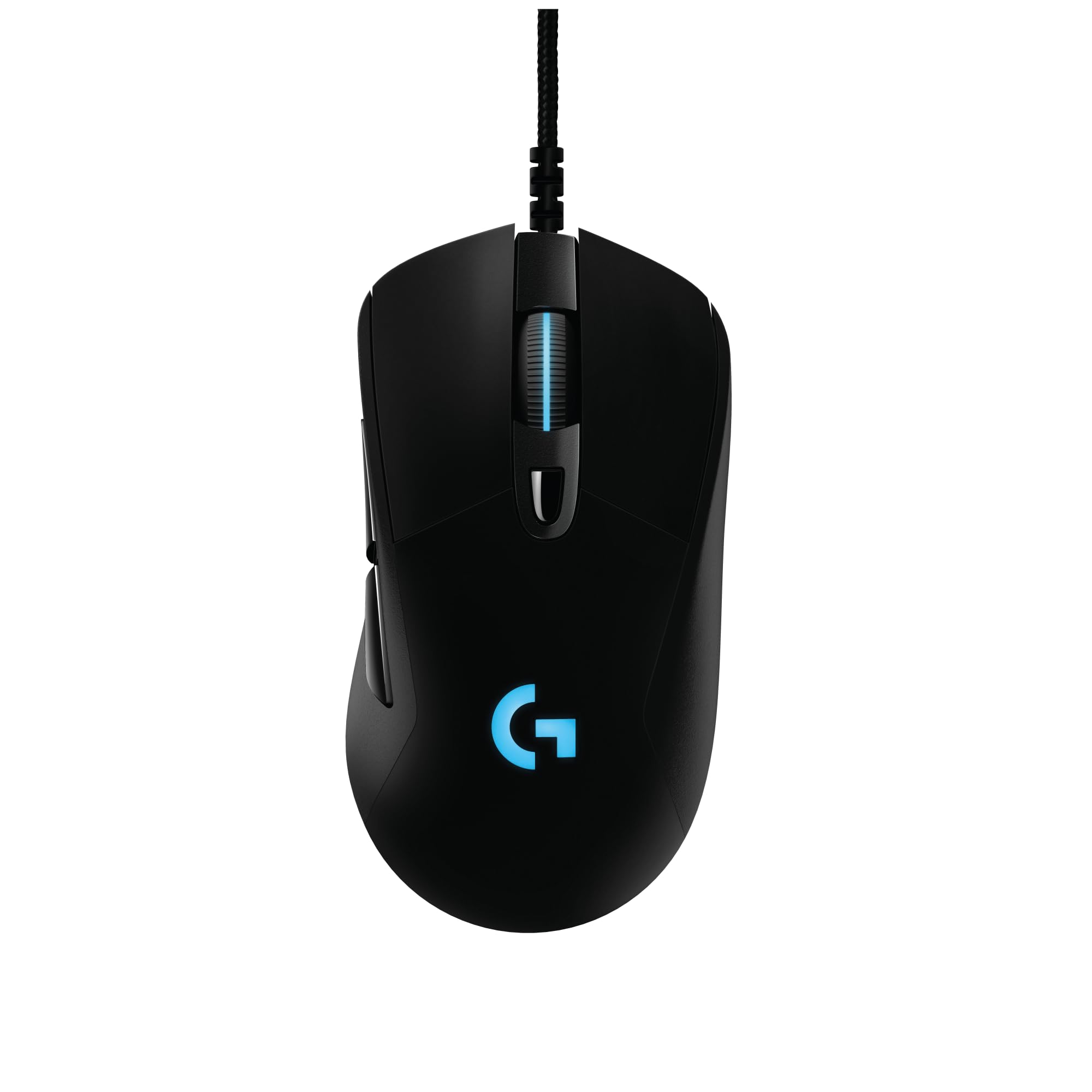 Logitech G403 Mouse Gaming Prodigy | 12000 DPI, RGB, Design Leggero, 6 Pulsanti Programmabili, Memoria Integrata, PC/Mac/Laptop, Imballaggio Tedesco, Nero