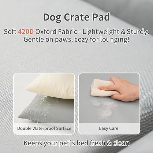 MZRAN Übergroßes Hundebett mit wasserdichtem Bezug, weiches Nest, dick, leicht abwischbar, Hundesofa, Nest, Zwinger, kaufest